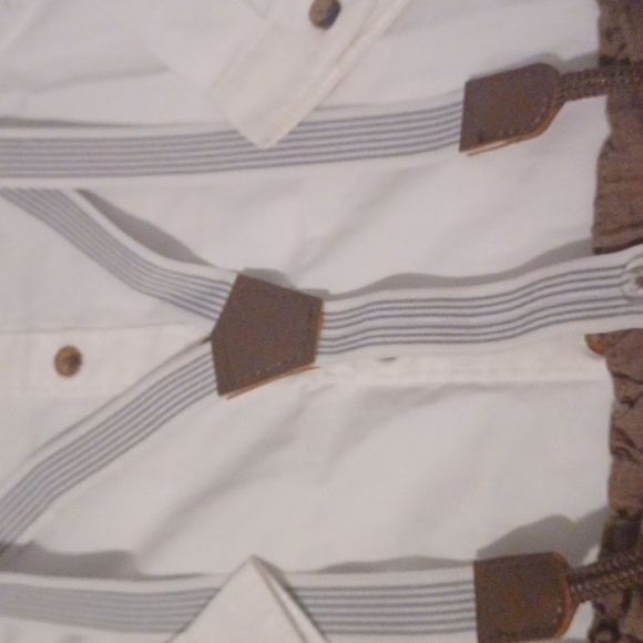 H&M Dress Shirt, Bow Tie, and Adjustable Pants with Suspenders NWT - Picture 2 of 9